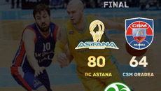 БК «Астана» - БК «Орадеа»