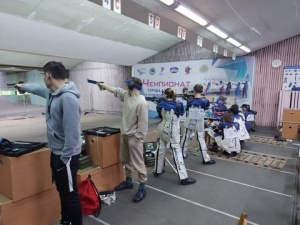 Алматы қаласында оқ ату бөлімшесінің жанында жалпы және арнайы дене дайындығы бойынша оқу-жаттығу жиыны өтеді