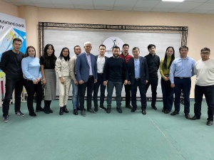 Болтаев Ержас Бекназарұлы "штангамен жұмыс істеу кезінде спортшылардың күштік дайындығы"тақырыбында Семинар өткізді