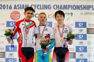 Чемпионат Азии по велоспорту в Японии 2016 год - первые награды - Вадим Пронский!  